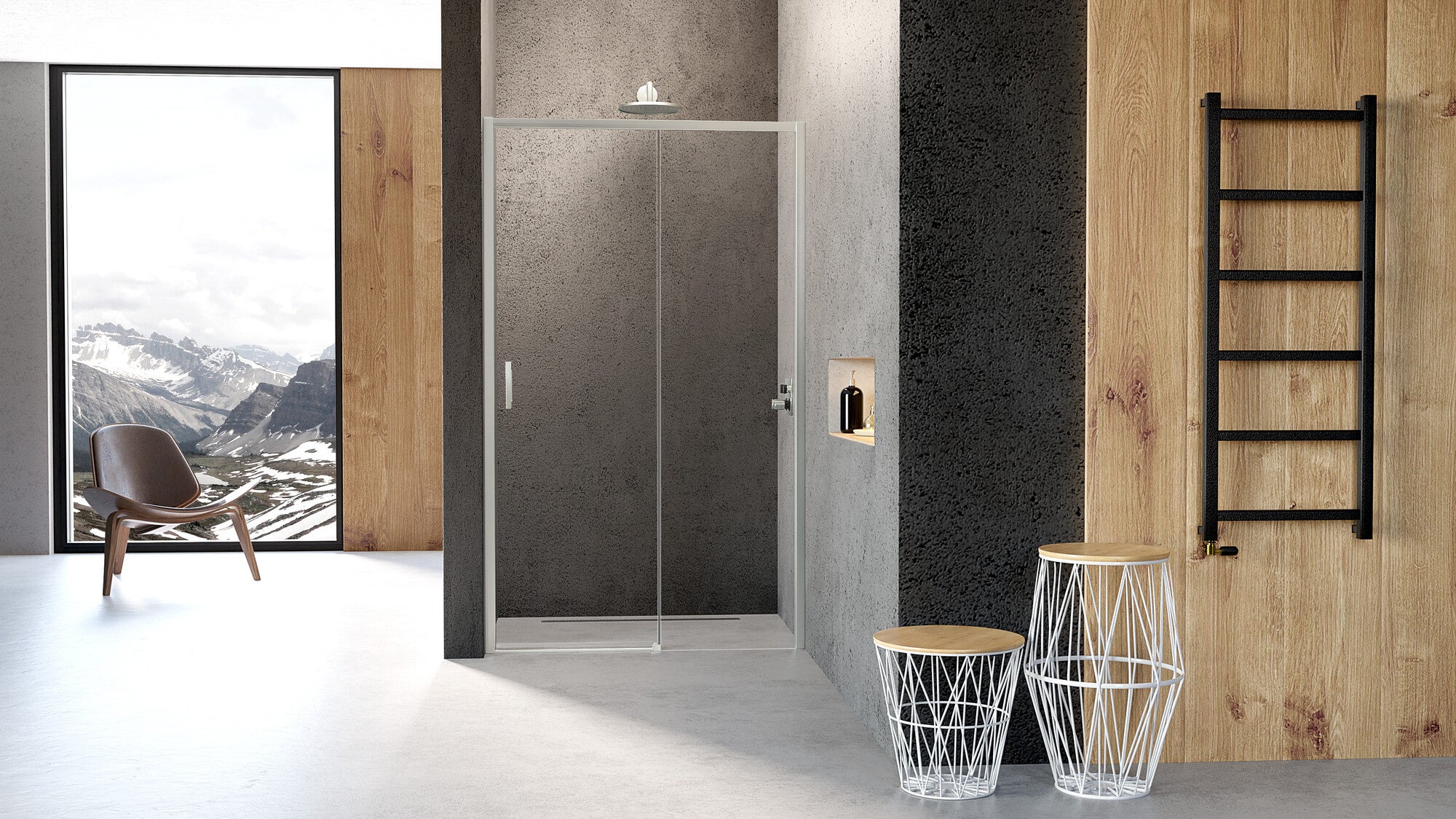 Drzwi przesuwne Kabri Avance prawe 120x195 cm 1