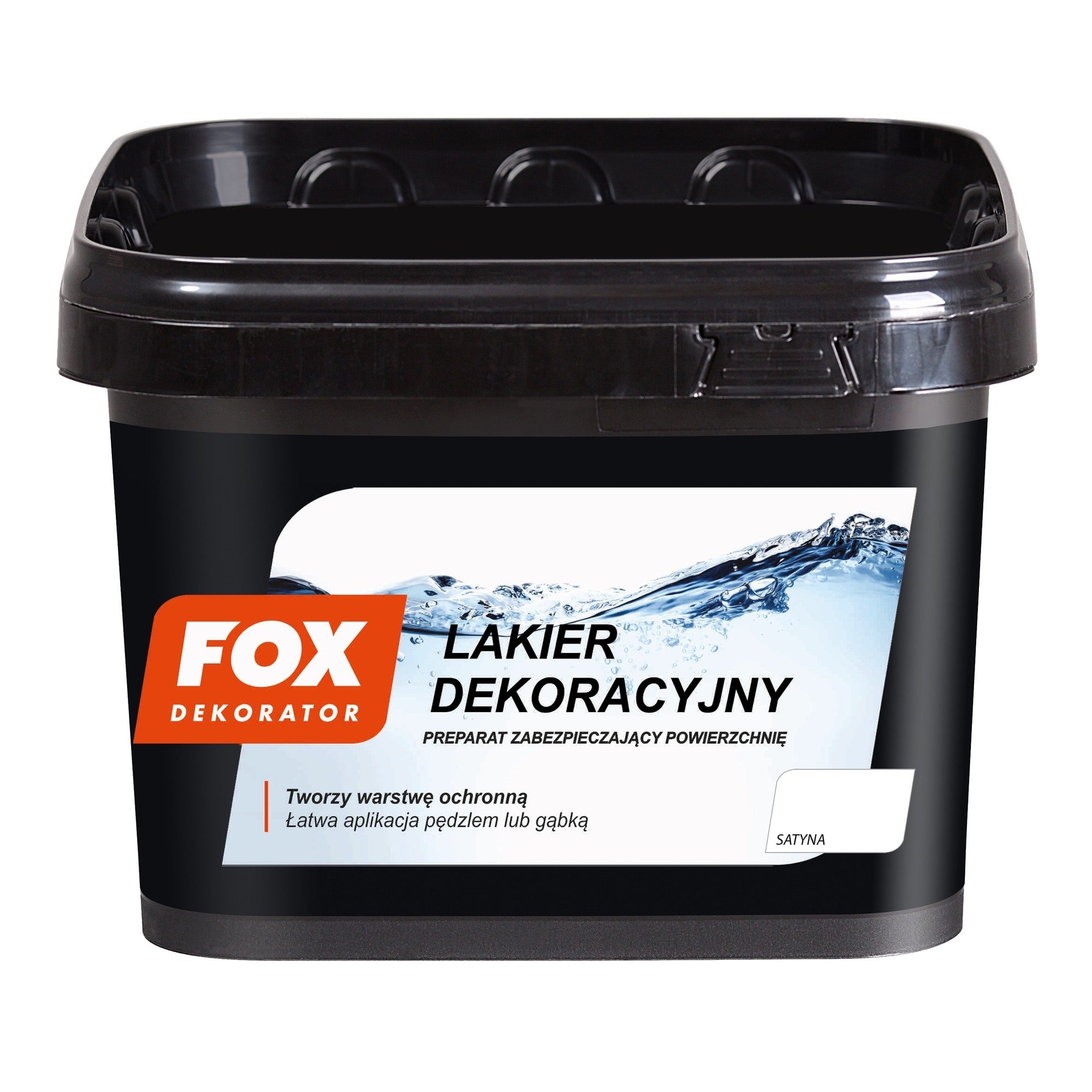 Lakier dekoracyjny Fox satyna 3l 1