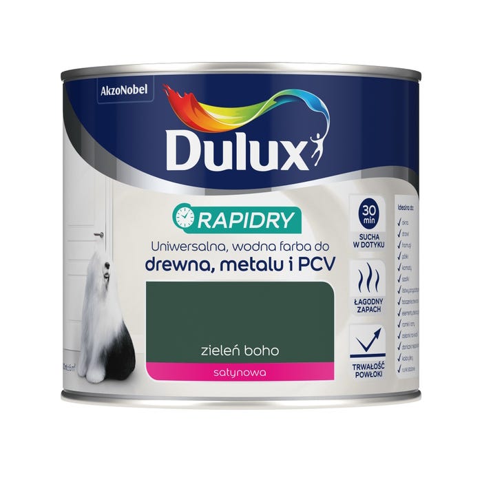Emalia Dulux Rapidry zieleń boho 0,4l