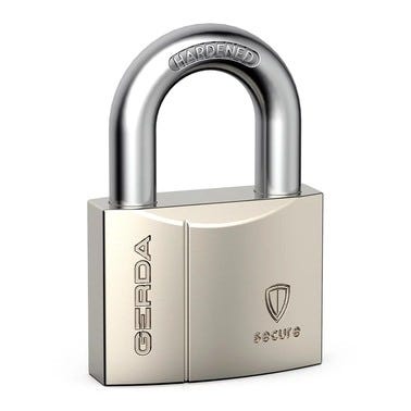 Kłódka pałąkowa nikiel SECURE KSWS Gerda 40 mm