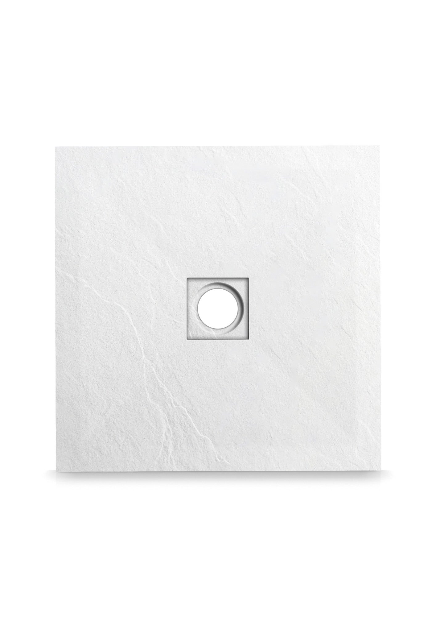 Brodzik kompozytowy Balneo Stone Tray biały 90x90x2.5 cm STFWH909025