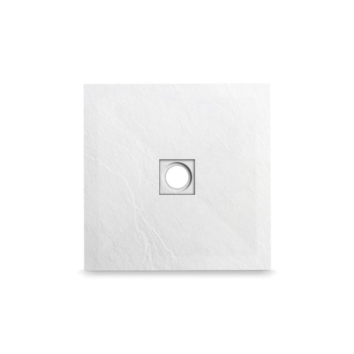 Brodzik kompozytowy Balneo Stone Tray biały 90x90x2.5 cm STFWH909025