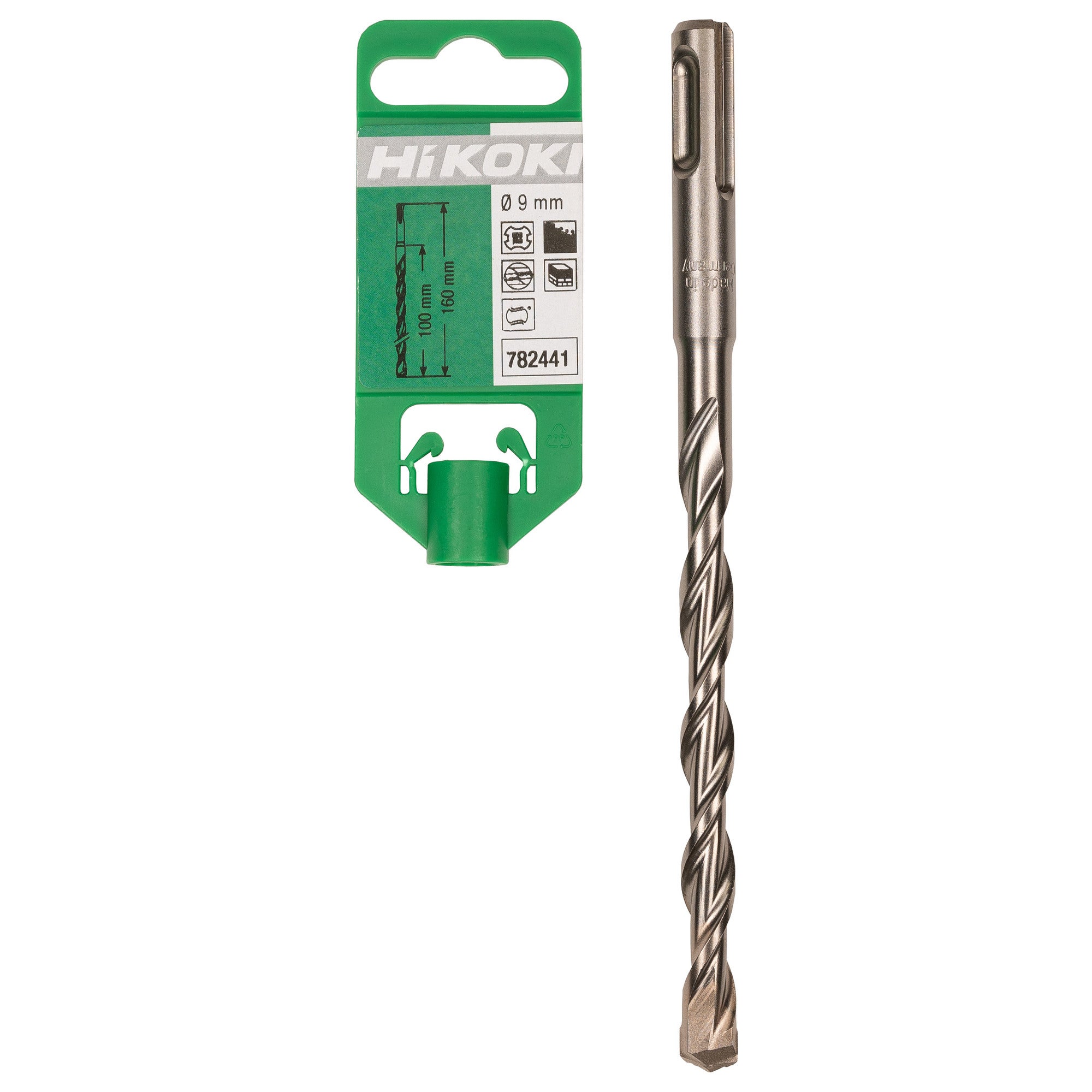 Wiertło do betonu 2-ostrzowe SDS-Plus 9x160 mm Hikoki 1