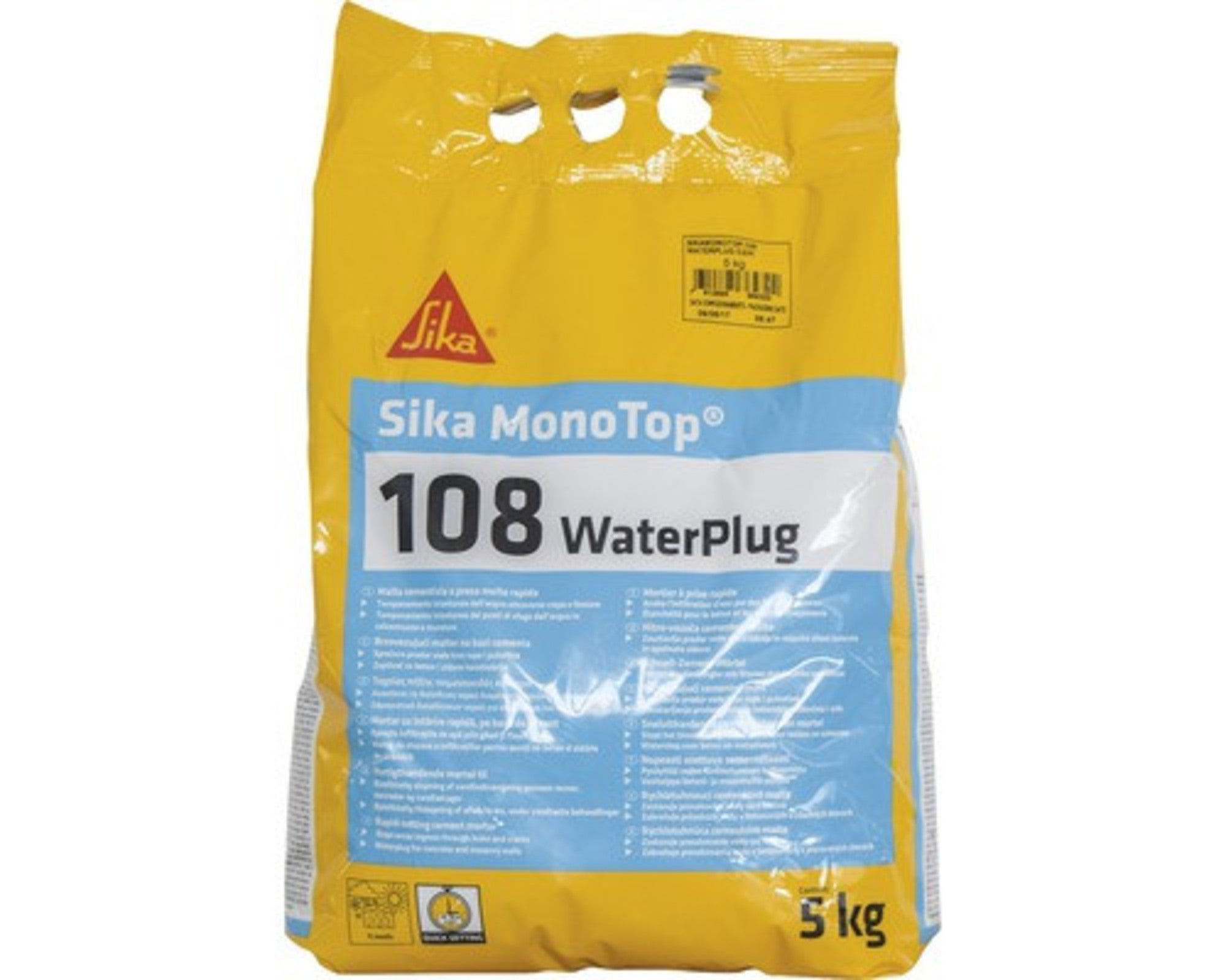 Zaprawa tamponażowa Sika MonoTop-108 WaterPlug 5 kg, szybkowiążąca
