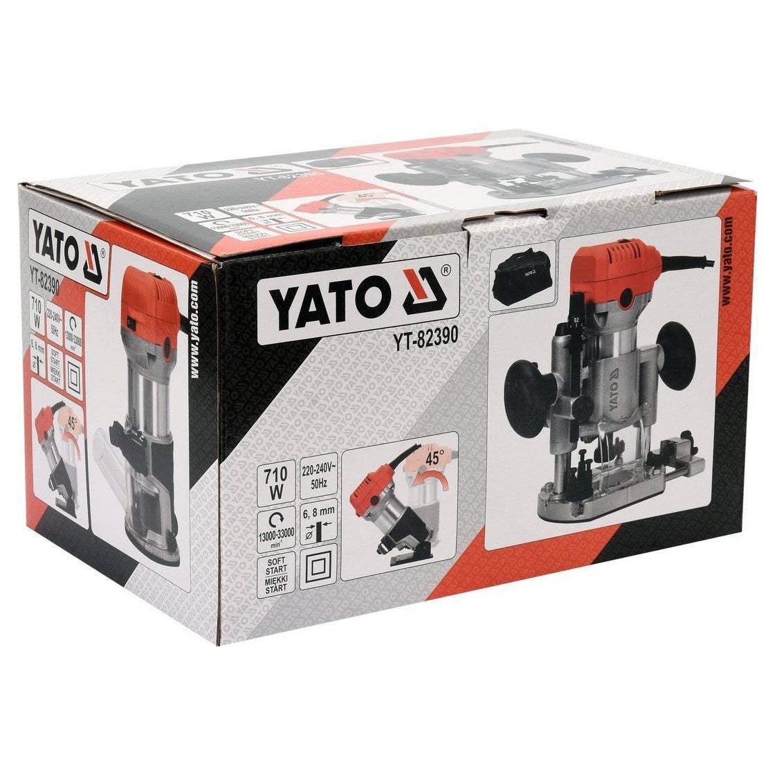 Frezarka górnowrzecionowa do krawędzi 710W YT-82390 Yato 2