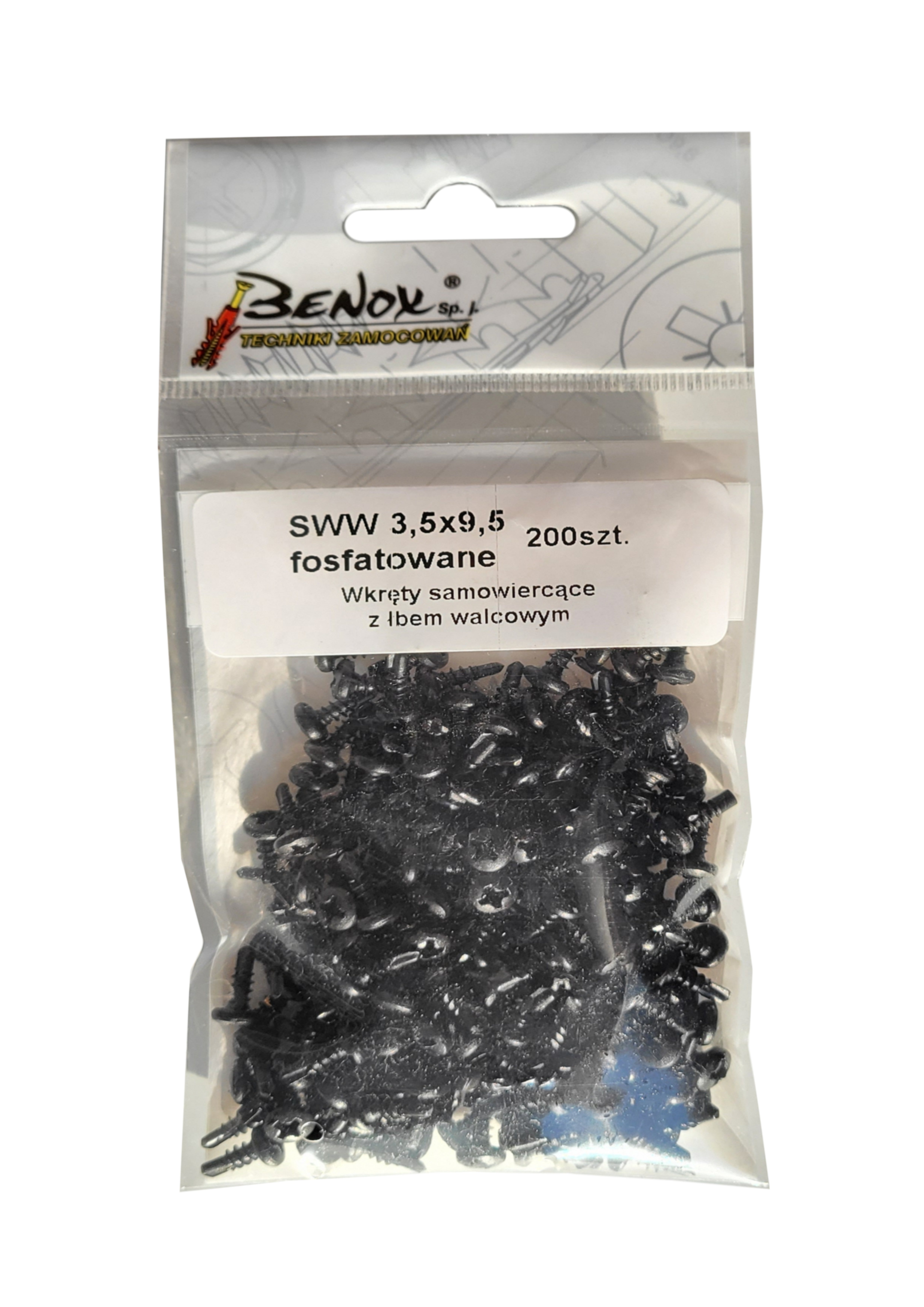 Wkręt samowiercący 3.5x9.5 mm (200 szt.) 1