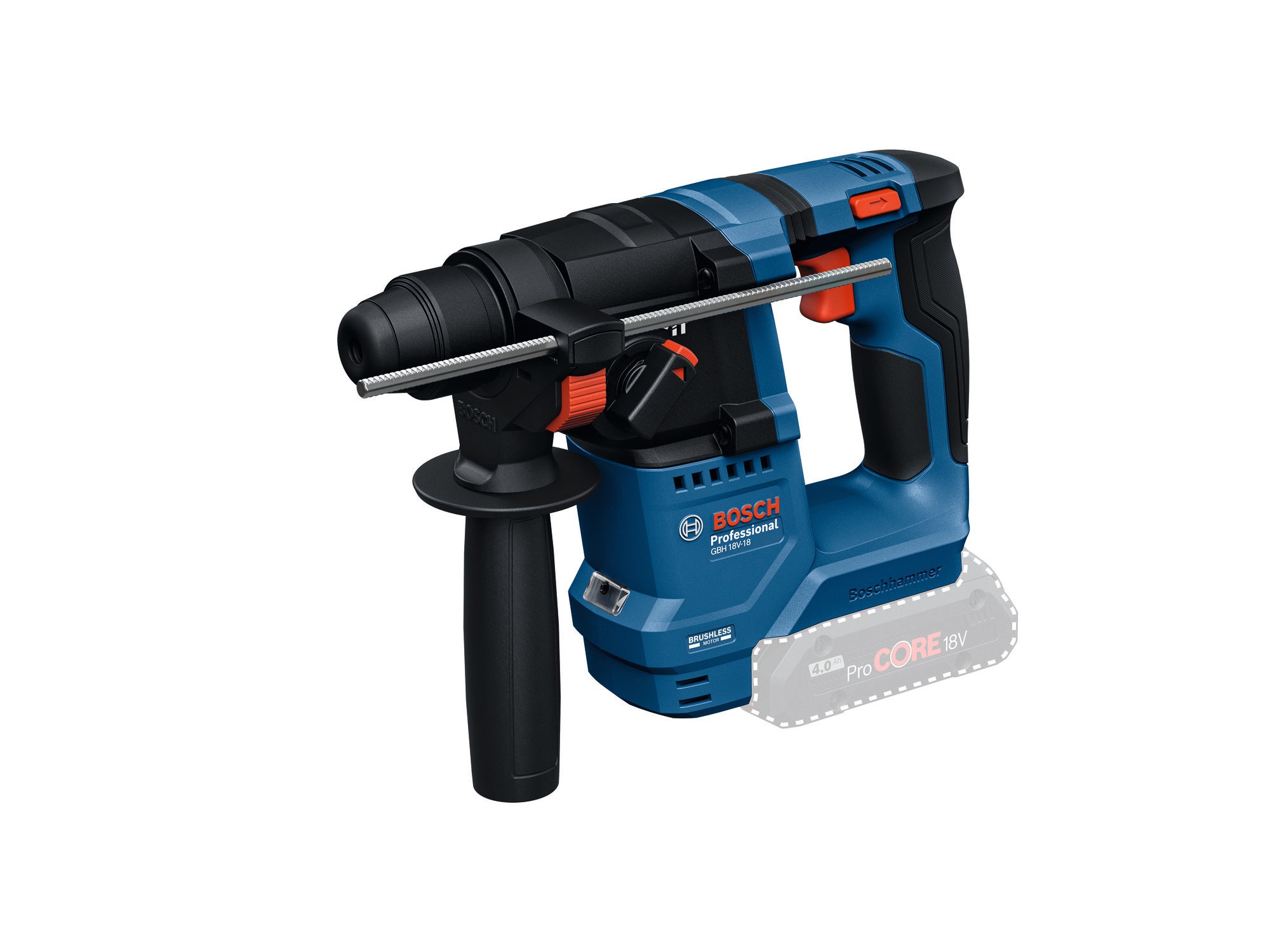 Młotowiertarka akumulatorowa Bosch GBH 18V-18 0611927000 2