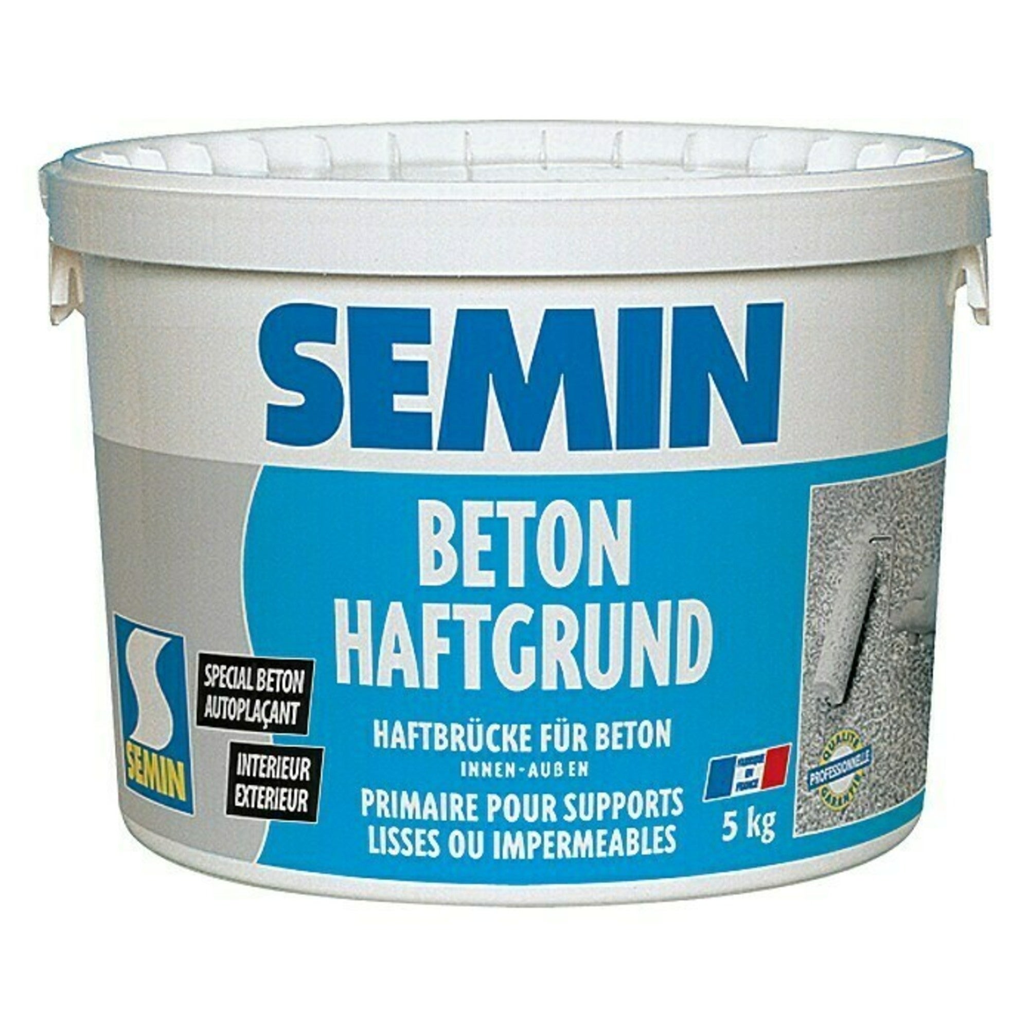 Grunt na podłoża gładkie lub nieprzepuszczalne Semin Beton Haftgrund 5 kg 