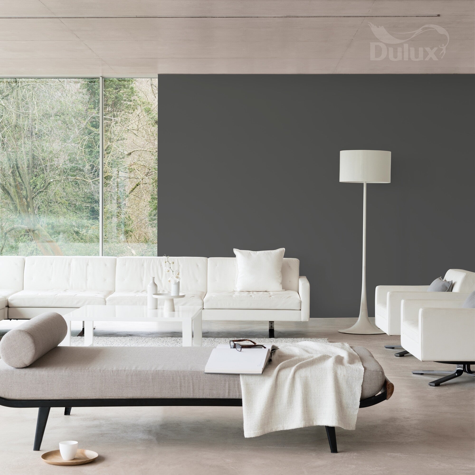 Farba Dulux EasyCare najmocniejszy szary 2,5l 1