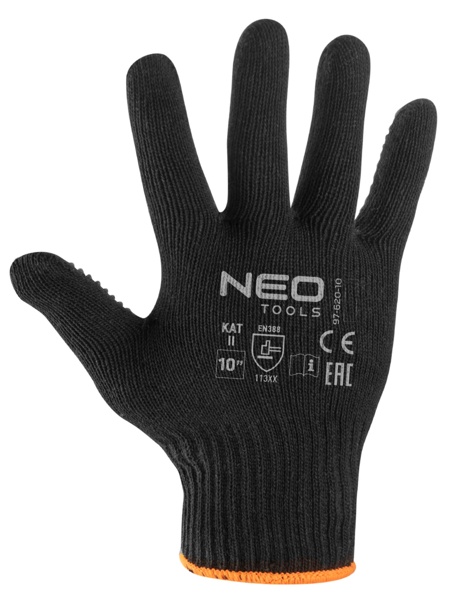 Rękawice nakrapiane pokryte gumą 97-620 NEO, rozm. 9 (L)