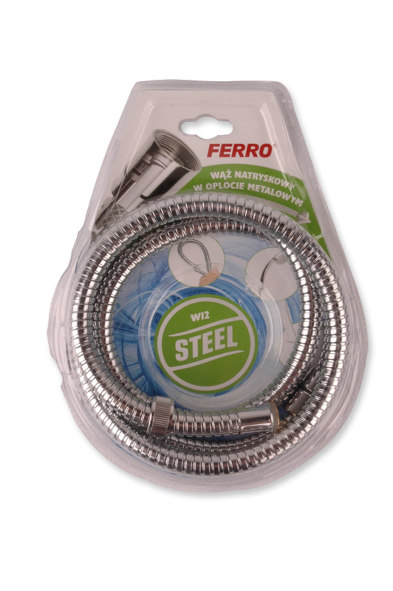 Wąż prysznicowy Ferro 150 cm chrom 1