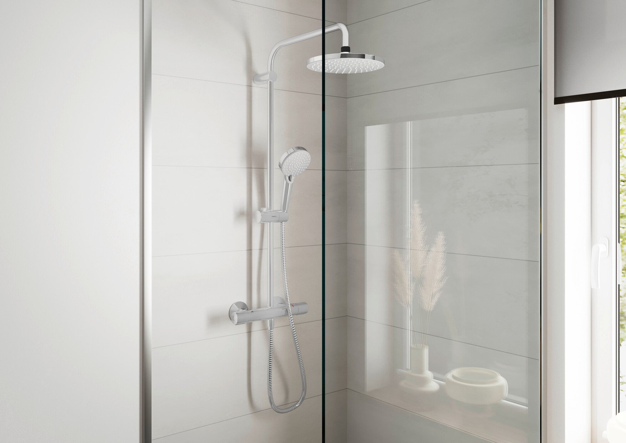 Kolumna prysznicowa z baterią termostatyczną Hansgrohe Blend 26089000 1