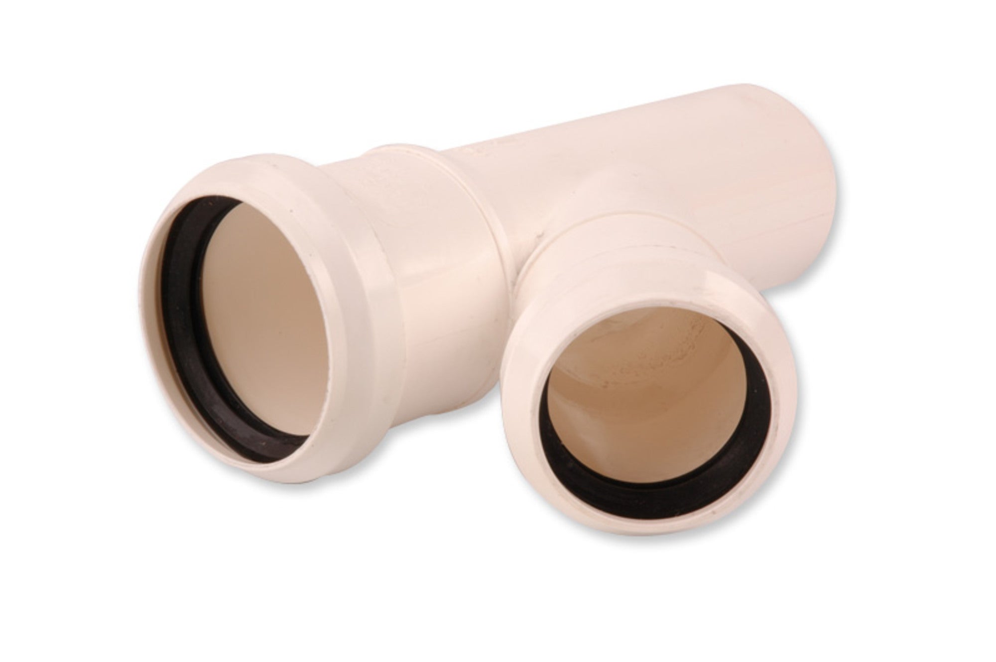 Trójnik redukcyjny kanalizacyjny 45° 75/50 mm z uszczelką