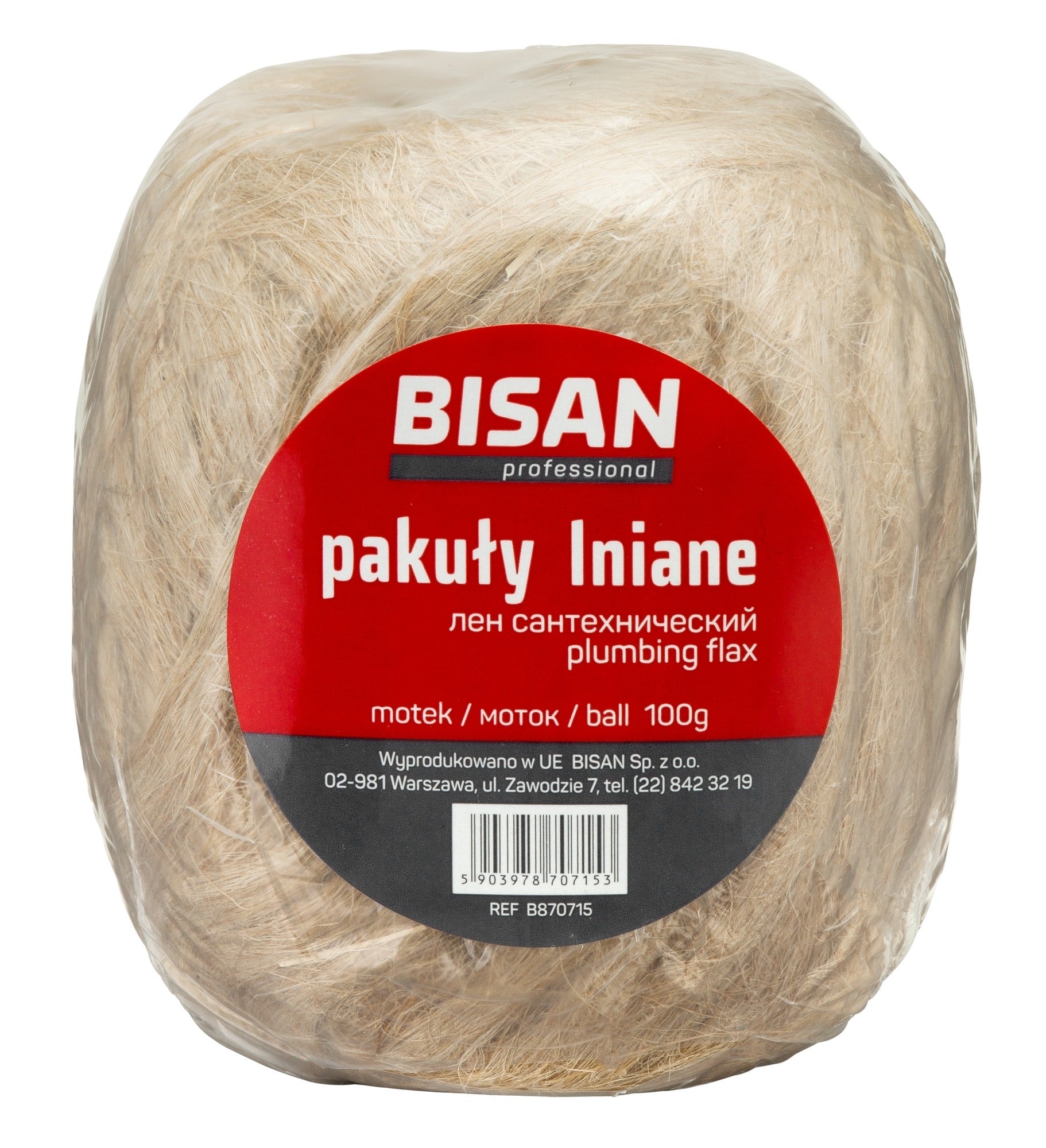 Pakuły lniane w motku 100 g