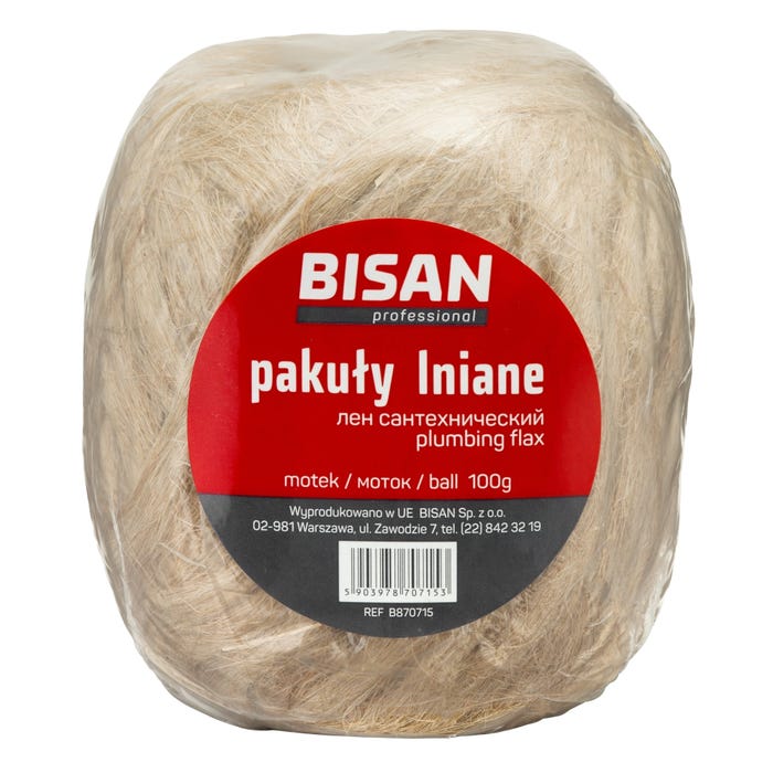 Pakuły lniane w motku 100 g