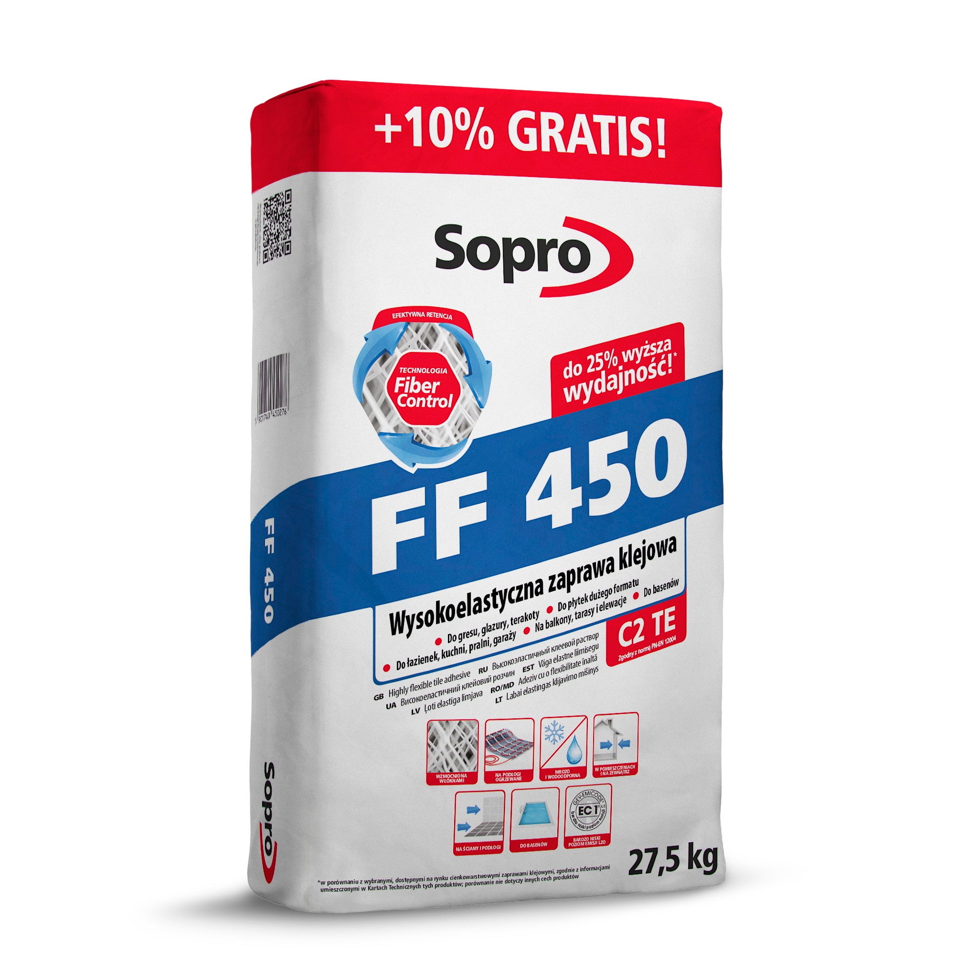 Zaprawa klejowa FF450 Sopro 27.5 kg 0