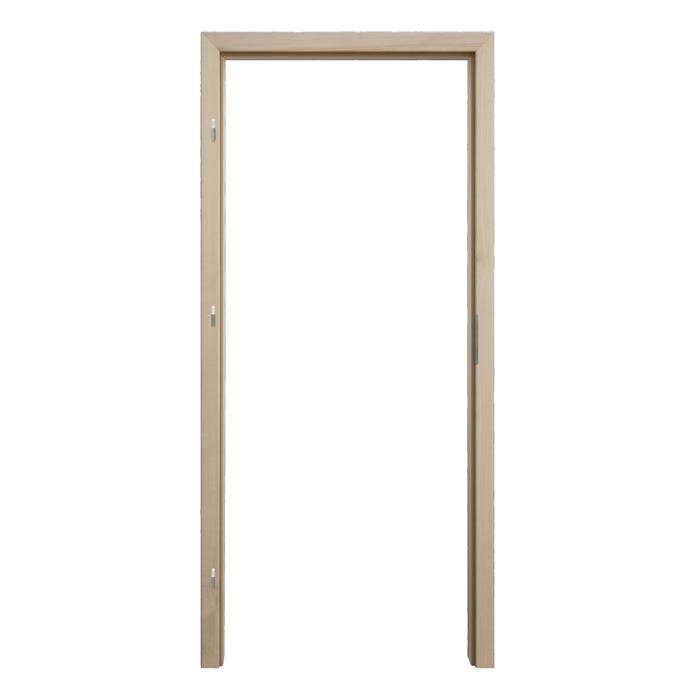 Ościeżnica regulowana 75-90 90 lewa bezsęczna sosna komplet