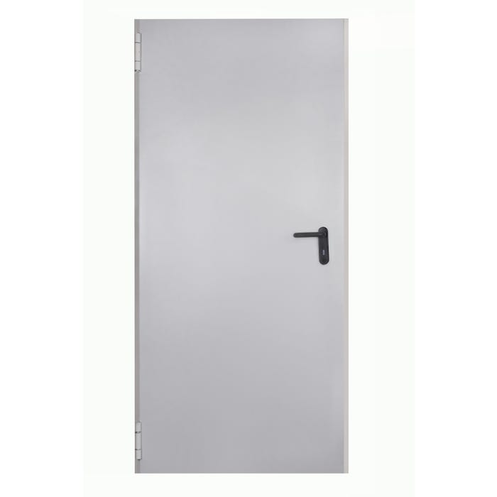 Drzwi przeciwpożarowe EI2 30 1010x2050 uniwersalne RAL 9003