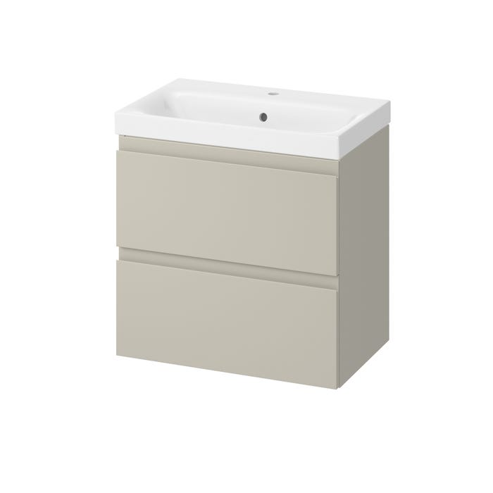 Szafka z umywalką Cersanit Moduo Slim 60 cm kaszmir