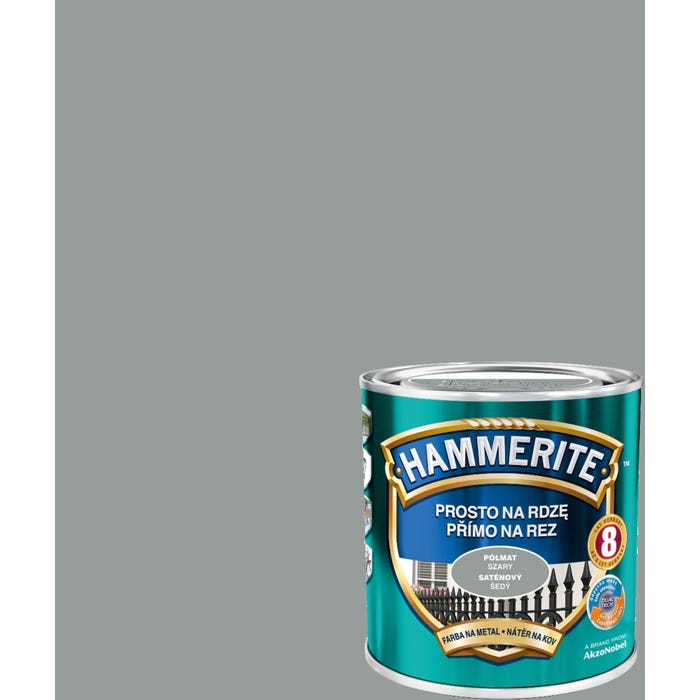 Farba antykorozyjna Hammerite szary półmat 0,7l