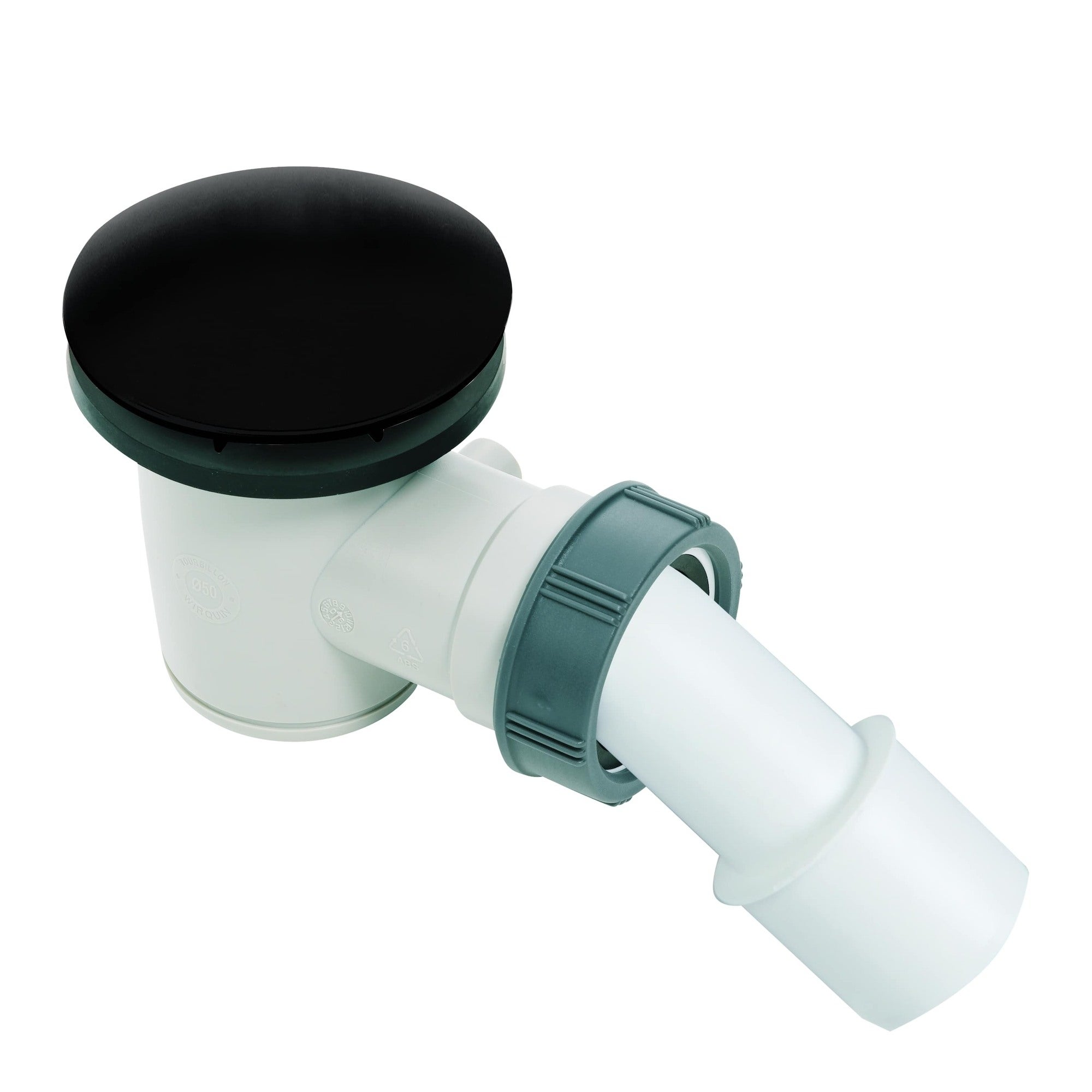 Syfon brodzikowy Tourbillion fi 50 mm, czyszczony od góry, chrom