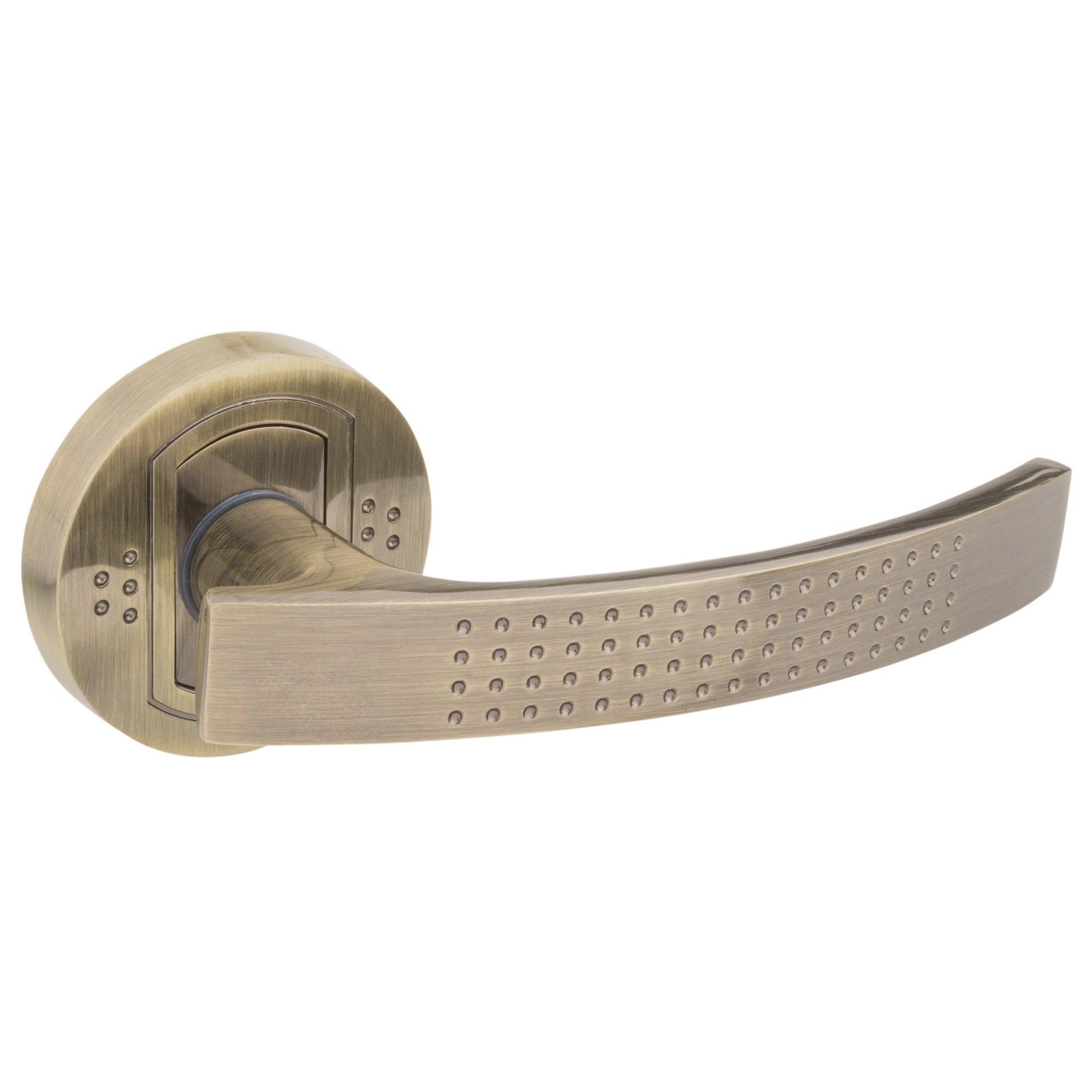 Klamka Argo z krótkim szyldem patyna