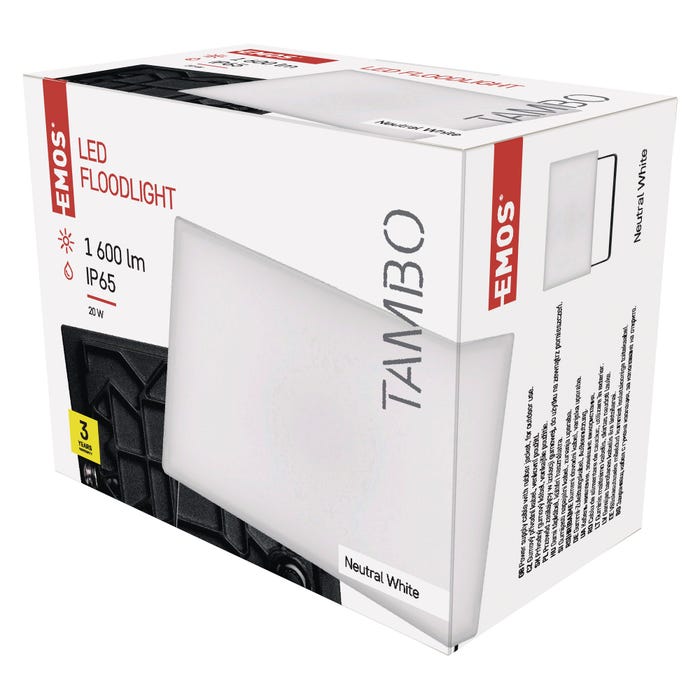 Naświetlacz LED Tambo 20W 1600lm 4000K naturalna