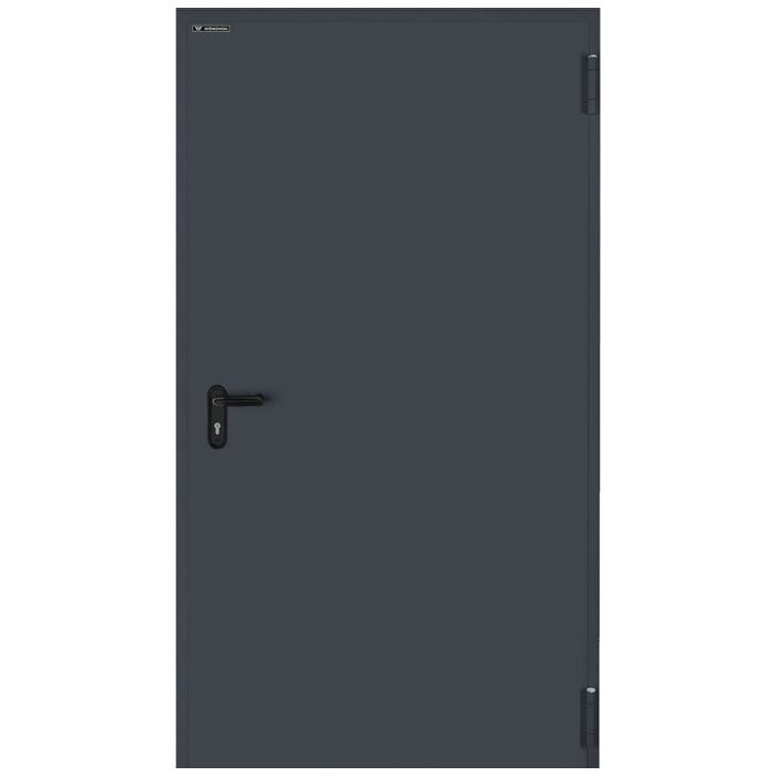 Drzwi techniczne Technical przeciwpożarowe EI60 90 prawe RAL 7016