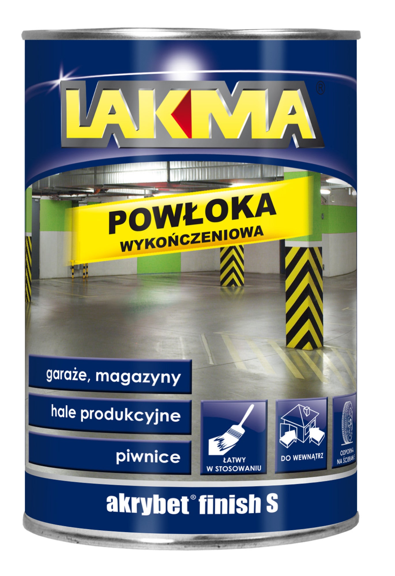 Powłoka wykończeniowa do posadzek Akrybet Finish S bezbarwny 1l 0