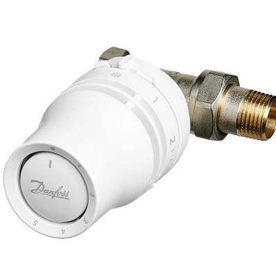 Zestaw termostatyczny Danfoss Redia RA Click, 3-elementowy, prosty