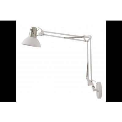 Oprawa ścienna ARTEMIA+ z włącznikiem 1x E27, biały, średnica 16,5cm, materiał metal