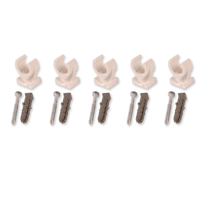 Uchwyt mocujący wkrętny 22 mm, 5 szt