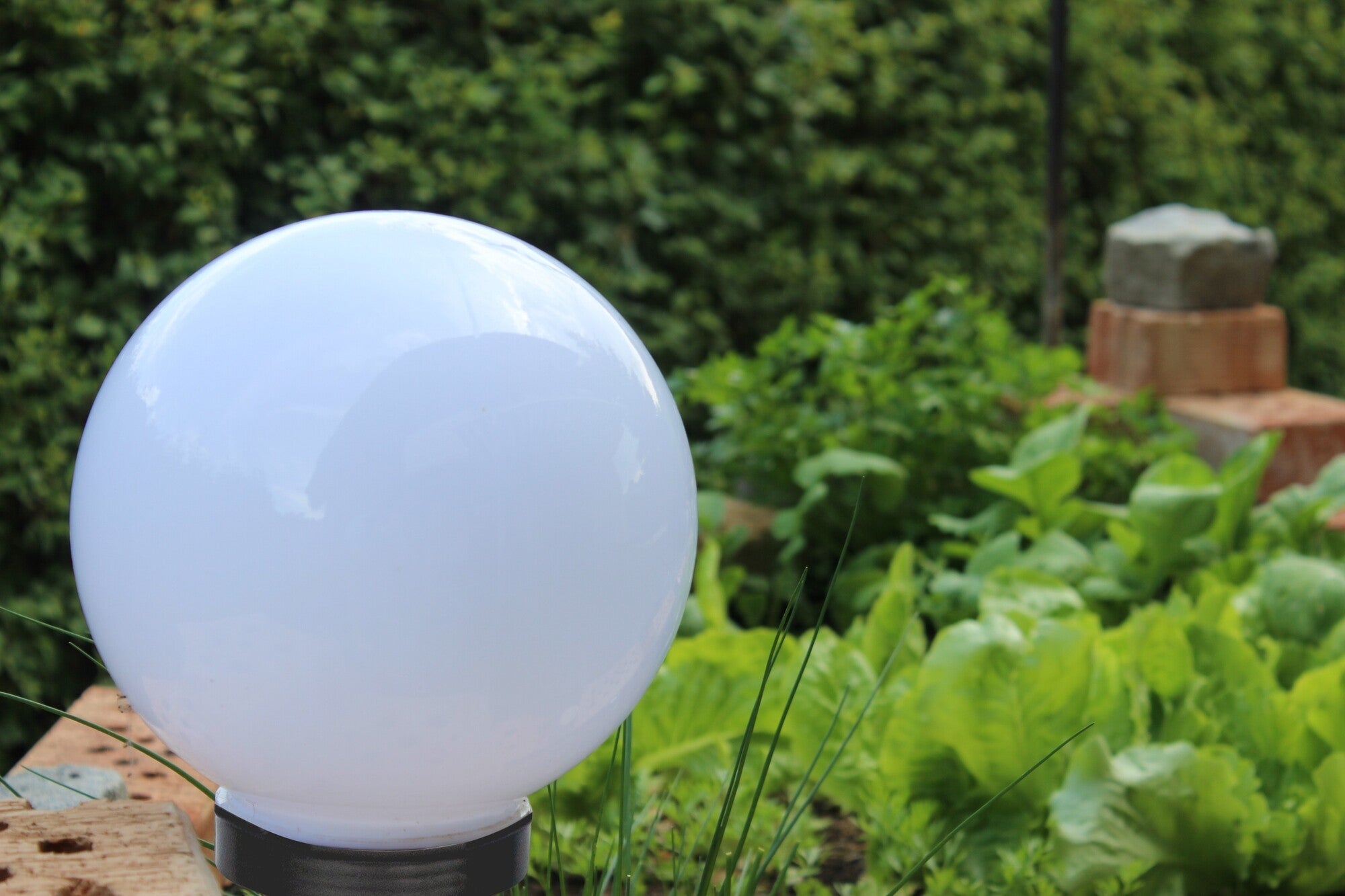 Lampka solarna kula 20 cm 2