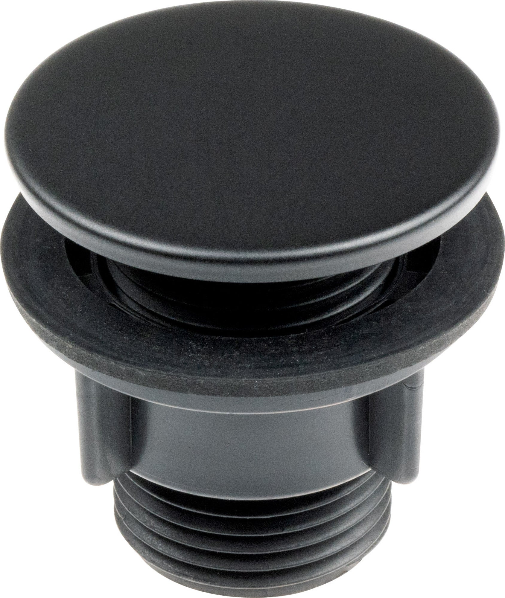 Zaślepka otworu baterii do zlewu/umywalki czarna 0