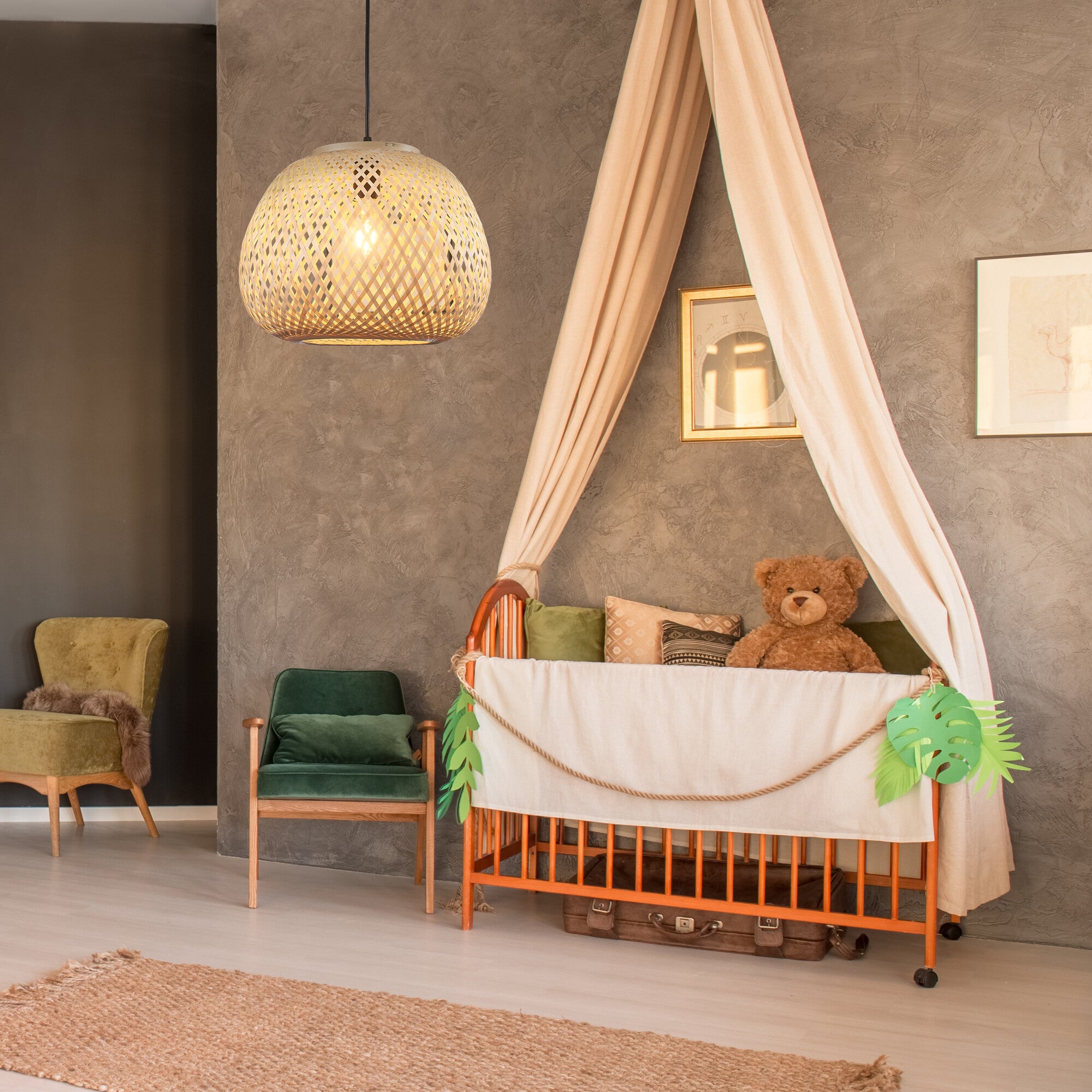 Lampa wisząca Zanzibar 1xE27 natural 2