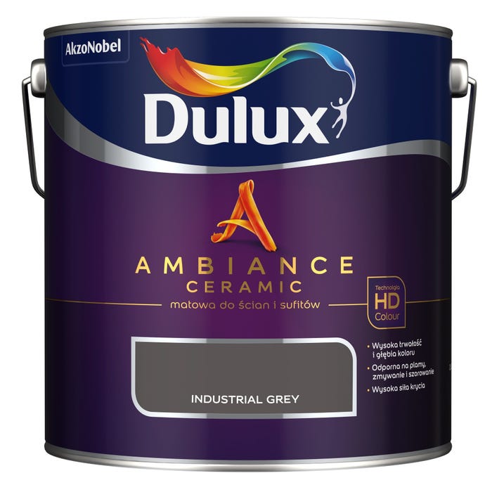 Farba Dulux Ambiance Ceramic industrial grey 2,5l