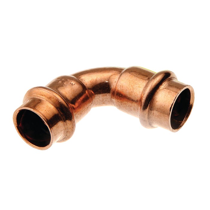 Woda Łuk 90° dwukielichowy 15 mm