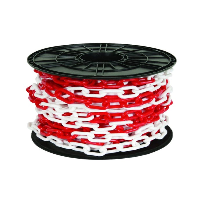 Łańcuch plastikowy biało-czerwony śr.6mm MB
