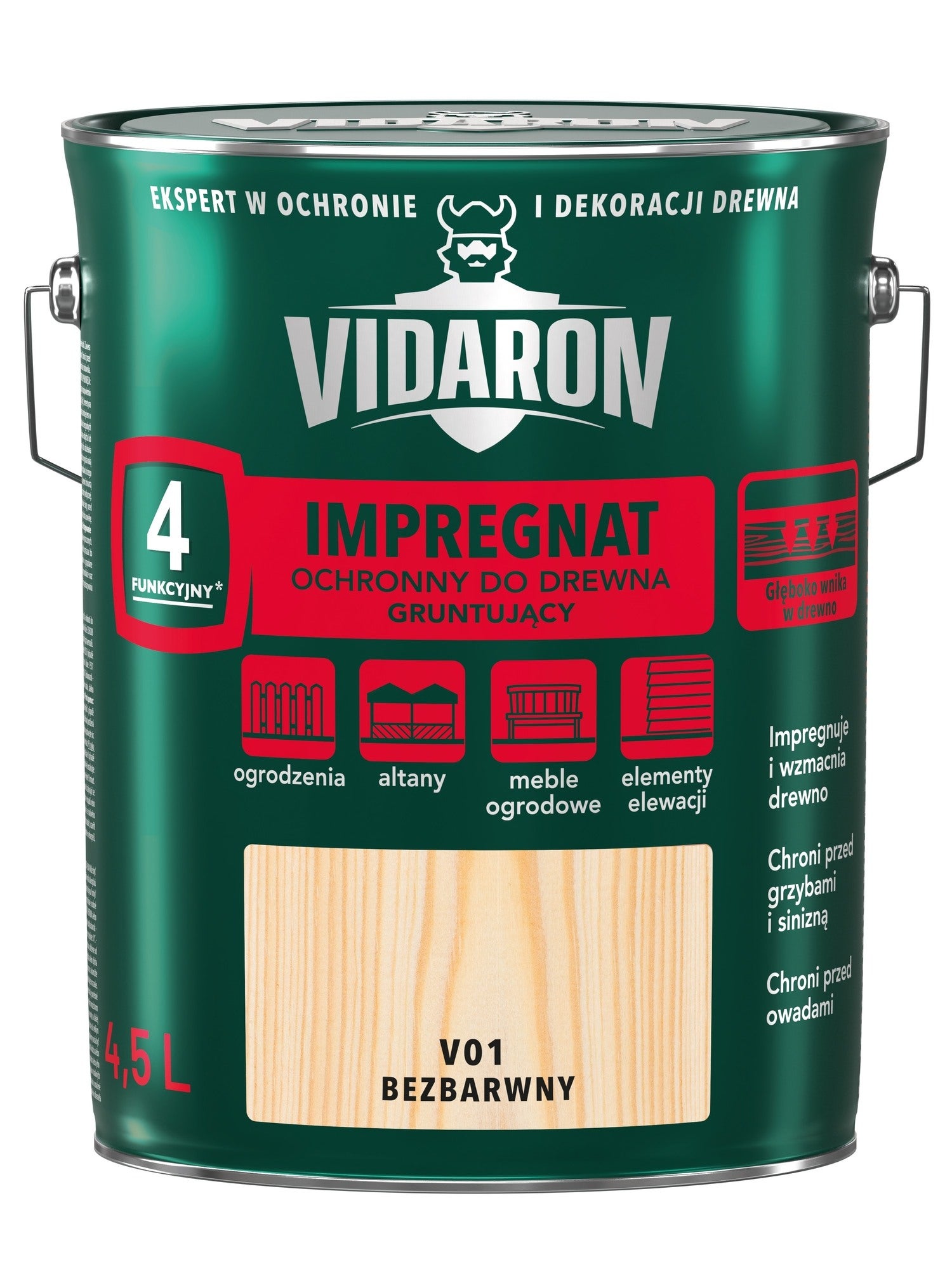 Impregnat Vidaron bezbarwny 4,5l 0
