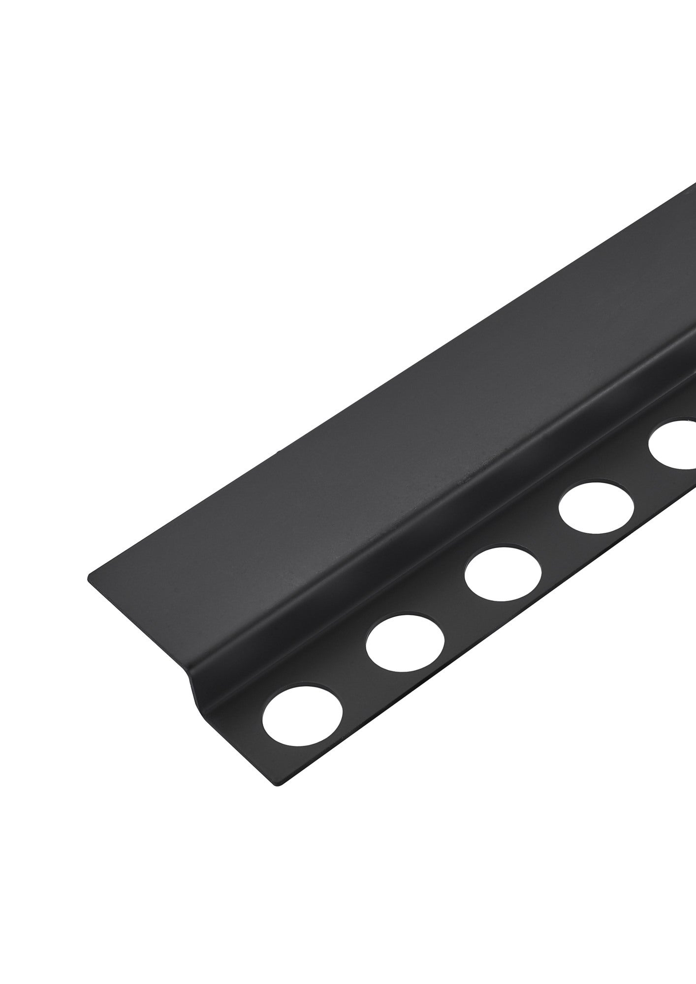 Listwa spadkowa podłogowa czołowa 130 cm czarna 5