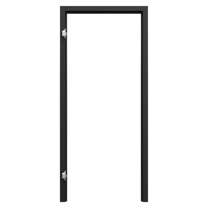 Ościeżnica stalowa Porta System Elegance 121-145 70 lewa czarny mat