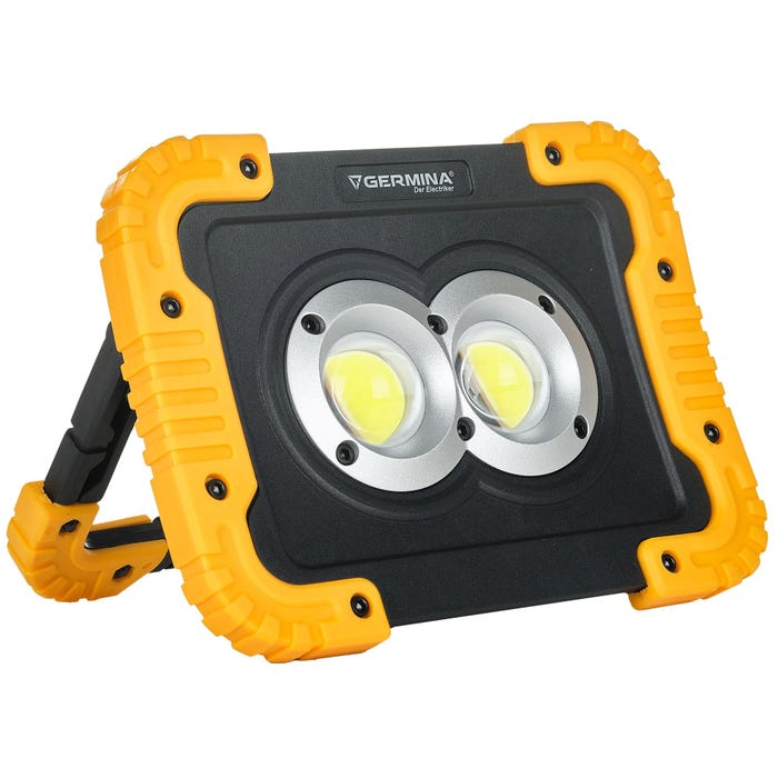 Naświetlacz akumulatorowy Musca zasilanie bateryjne (akumulator wbudowany), 20W, 1000Lm, IP44, bateria 4400mAh, funkcja powerbank