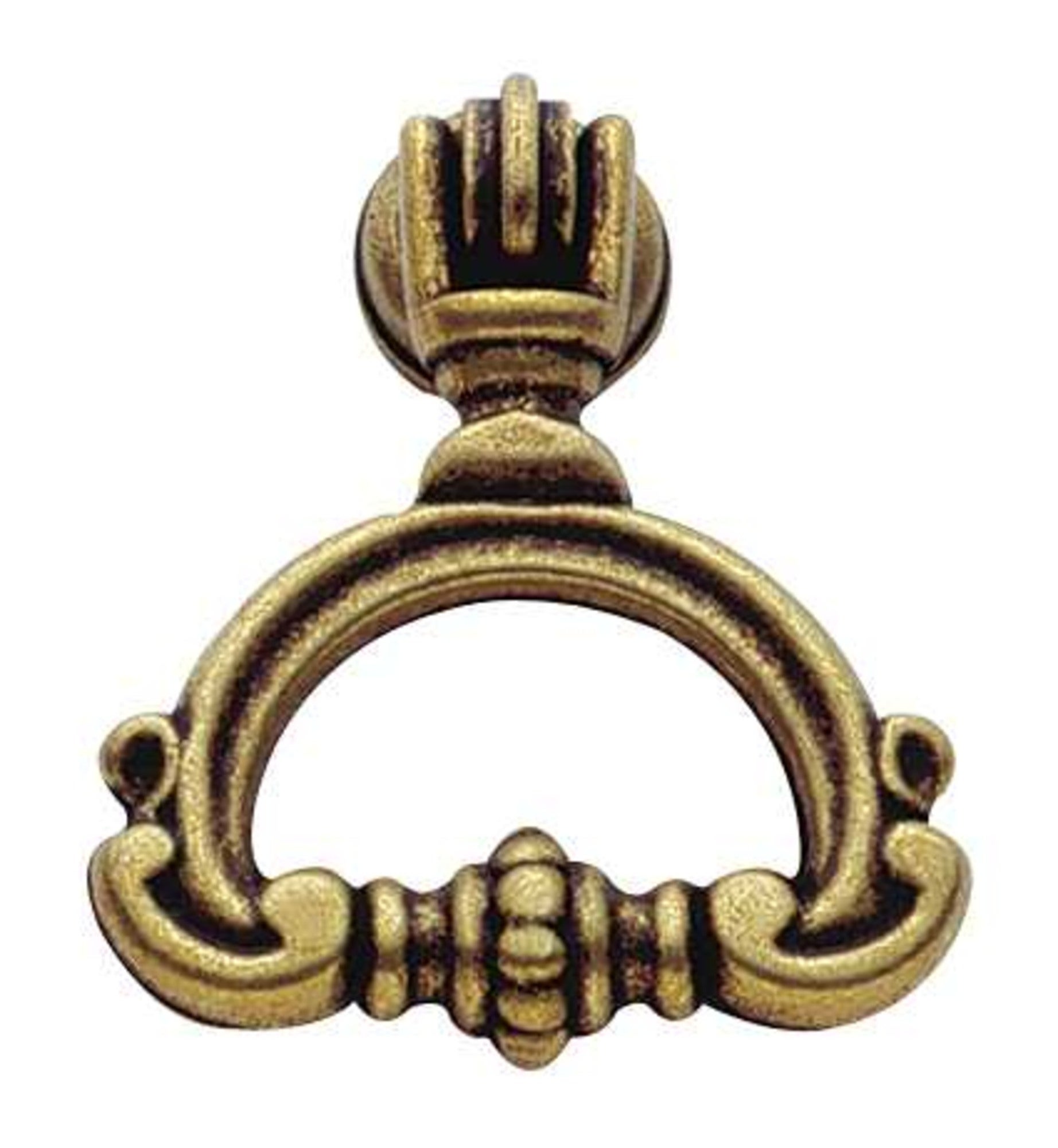 Kołatka meblowa KT0105 50x40 mm patyna mosiądz 0