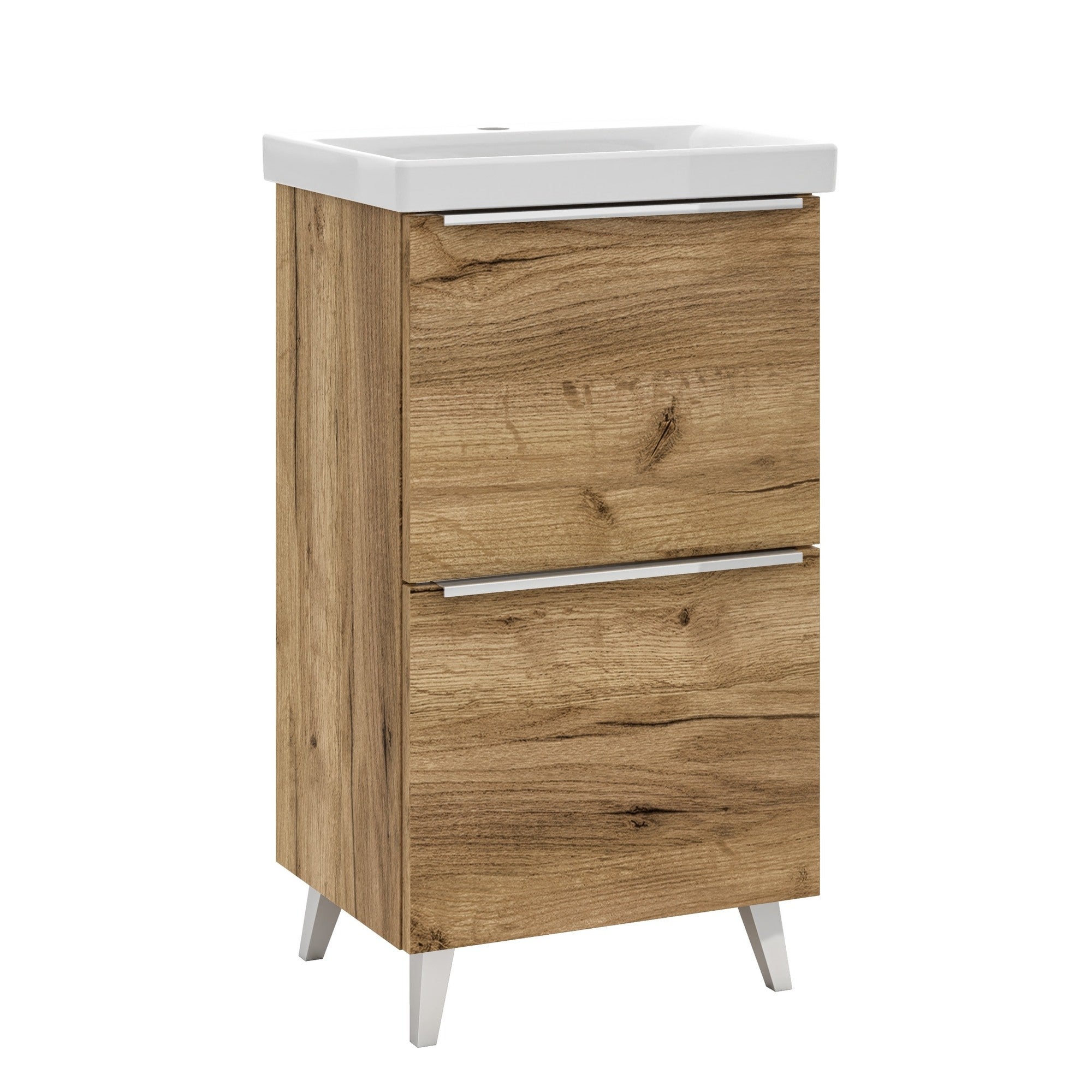 Szafka z umywalką Meble21 Manta 50 x 35 cm dąb