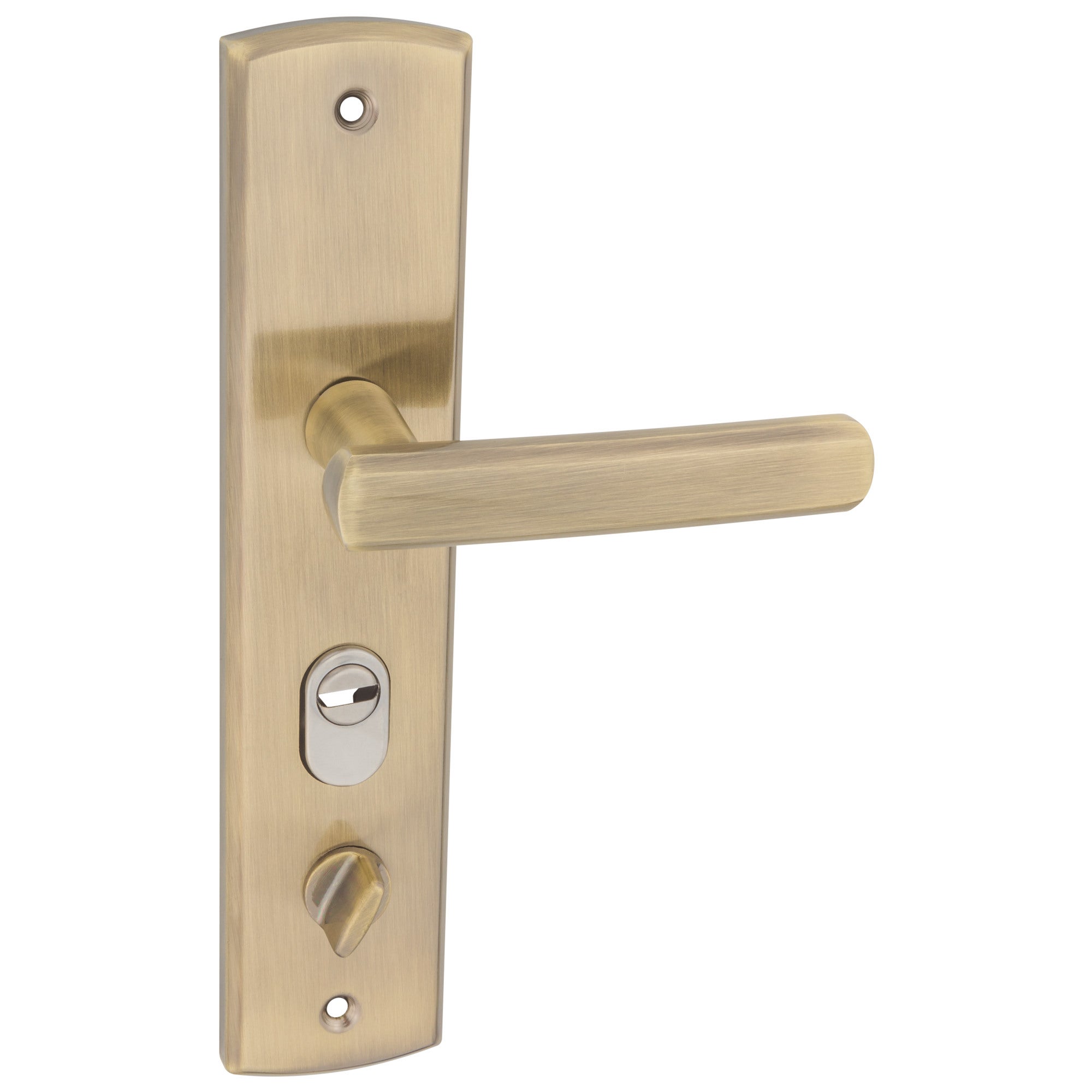 Klamka Lupo z długim szyldem patyna 0