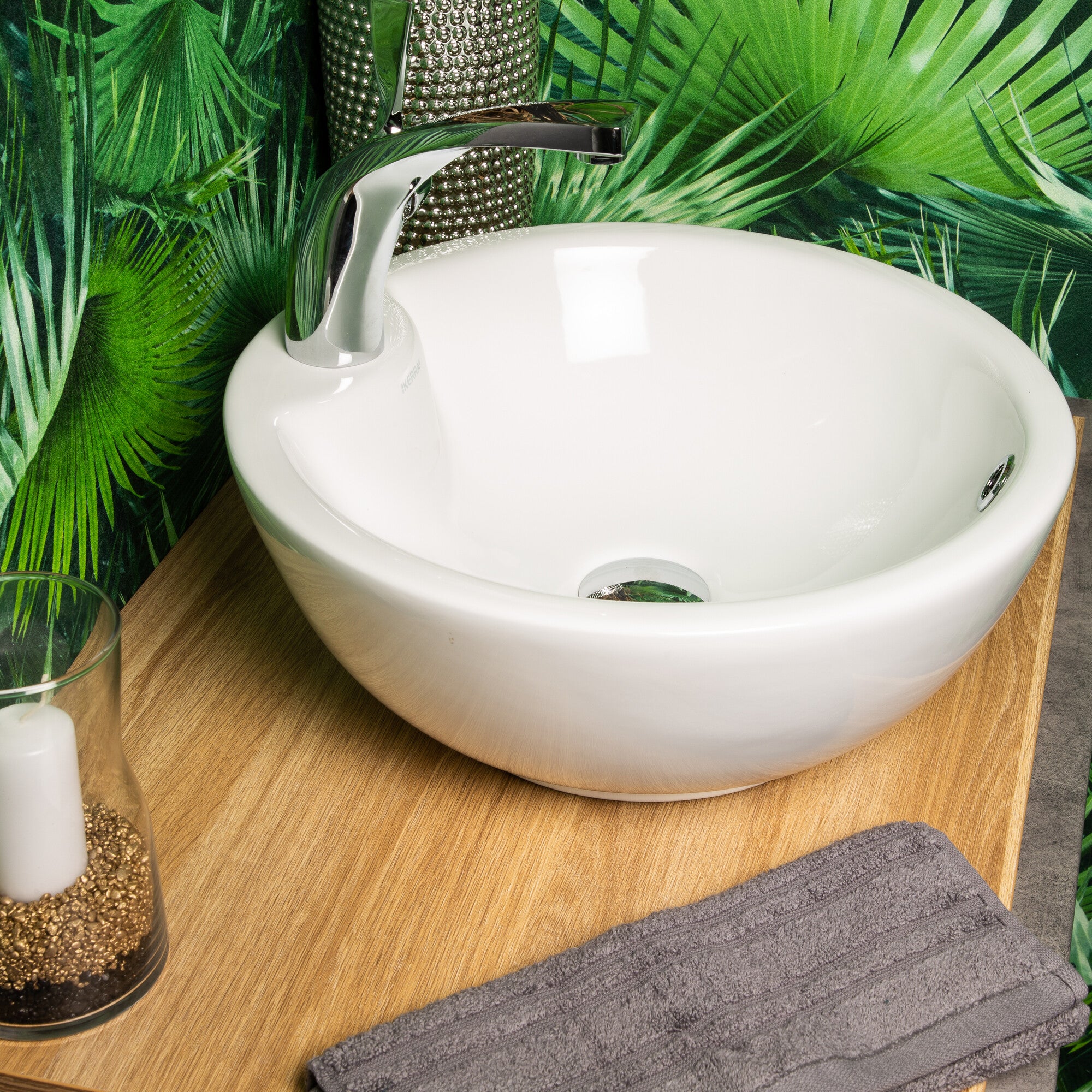 Umywalka nablatowa Kerra KR-40 2