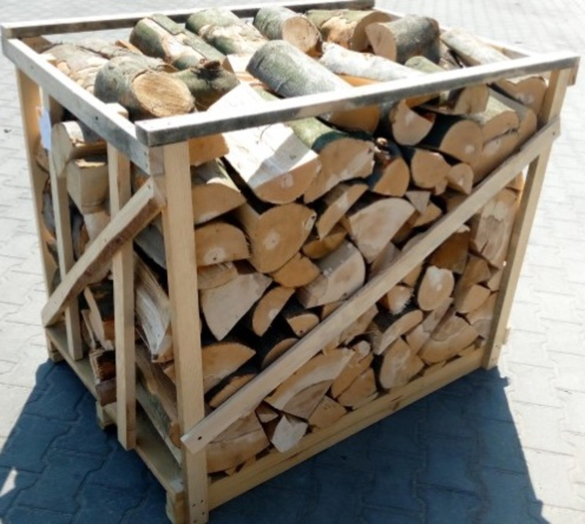 Drewno opałowe suszone Buk paleta 1