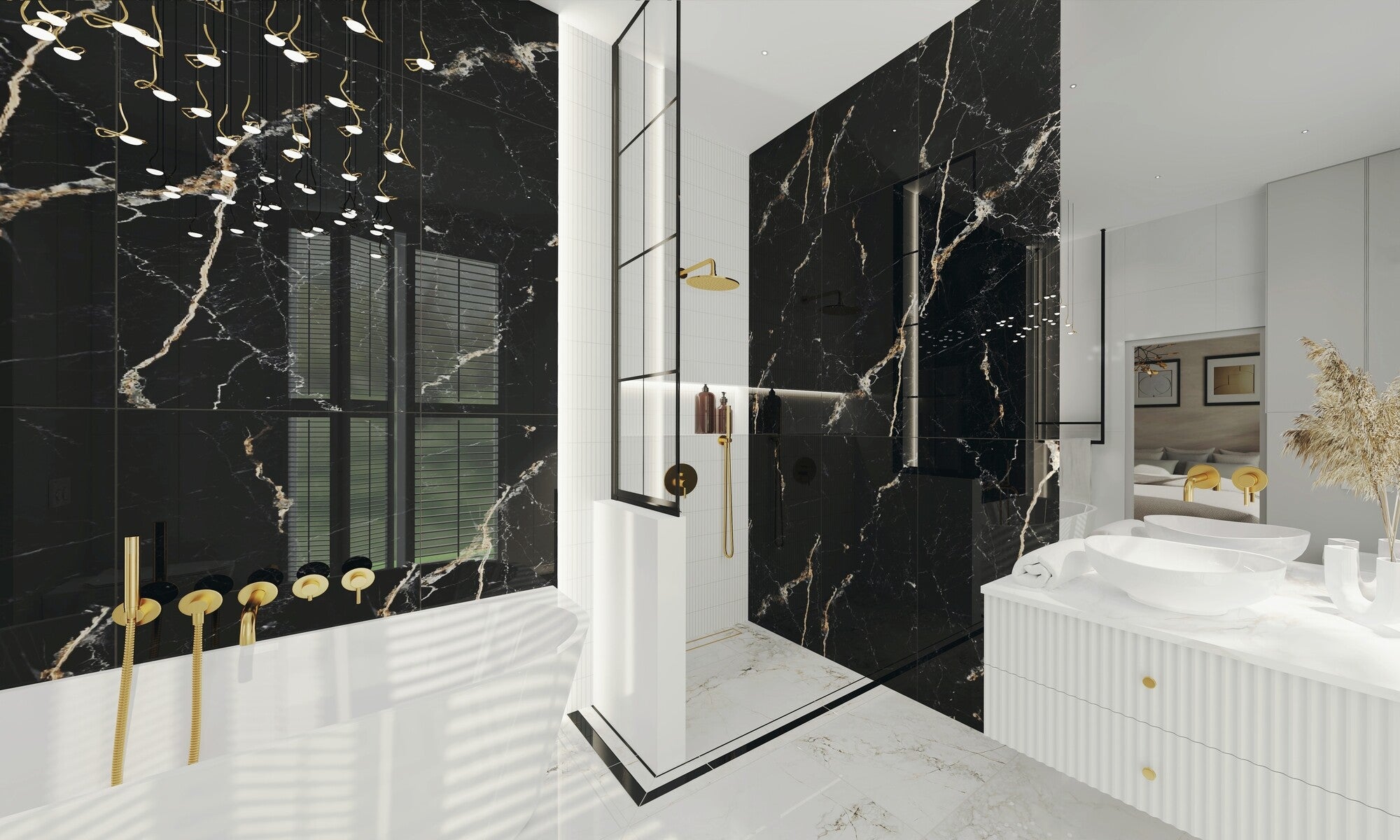 Gres polerowany Cosmic Black 60x120 cm 1.44 m2 3