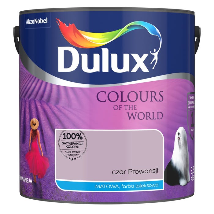 Farba Dulux Kolory Świata czar prowansji 2,5l
