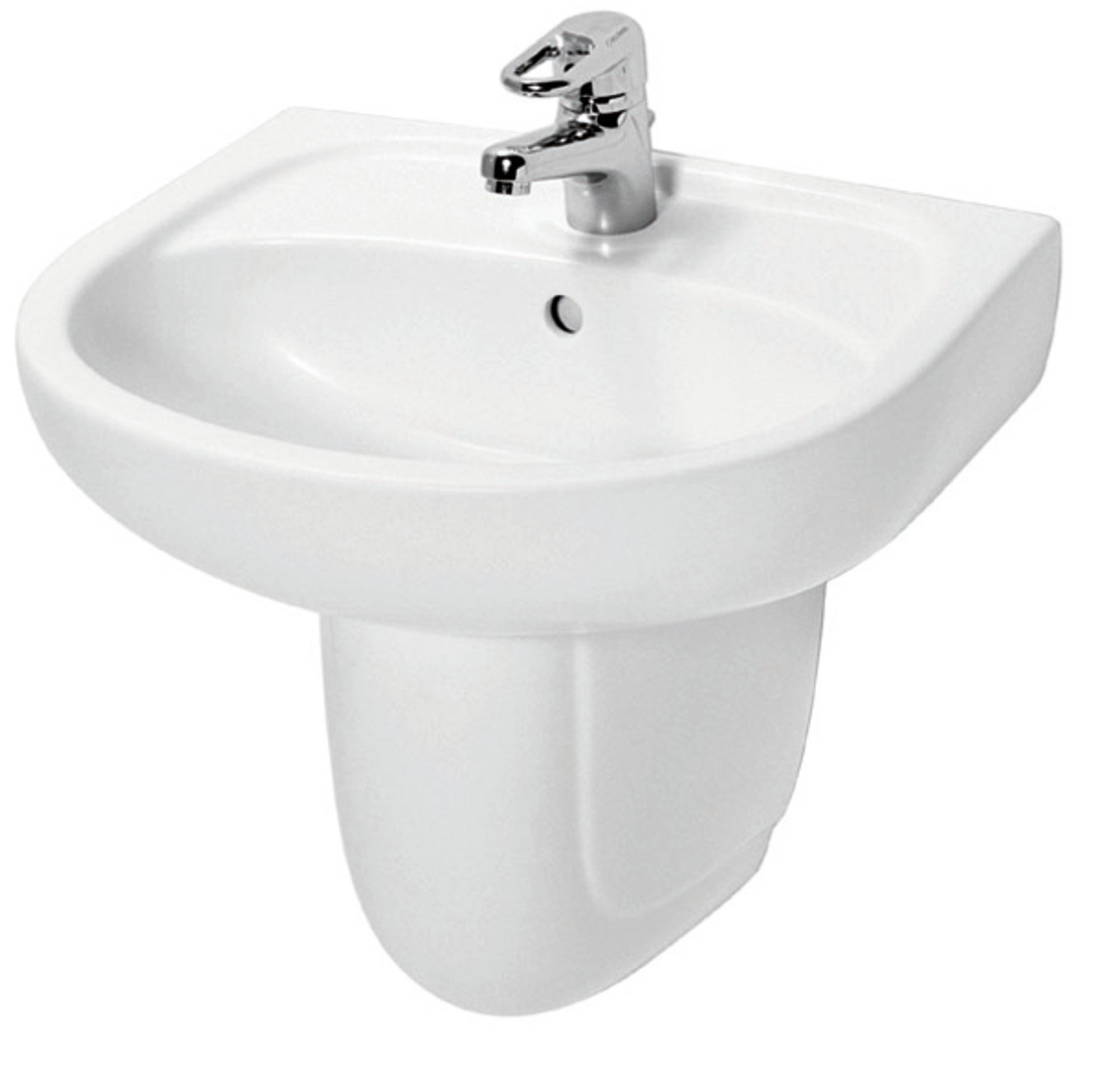 Umywalka Koło Solo 60 cm biała